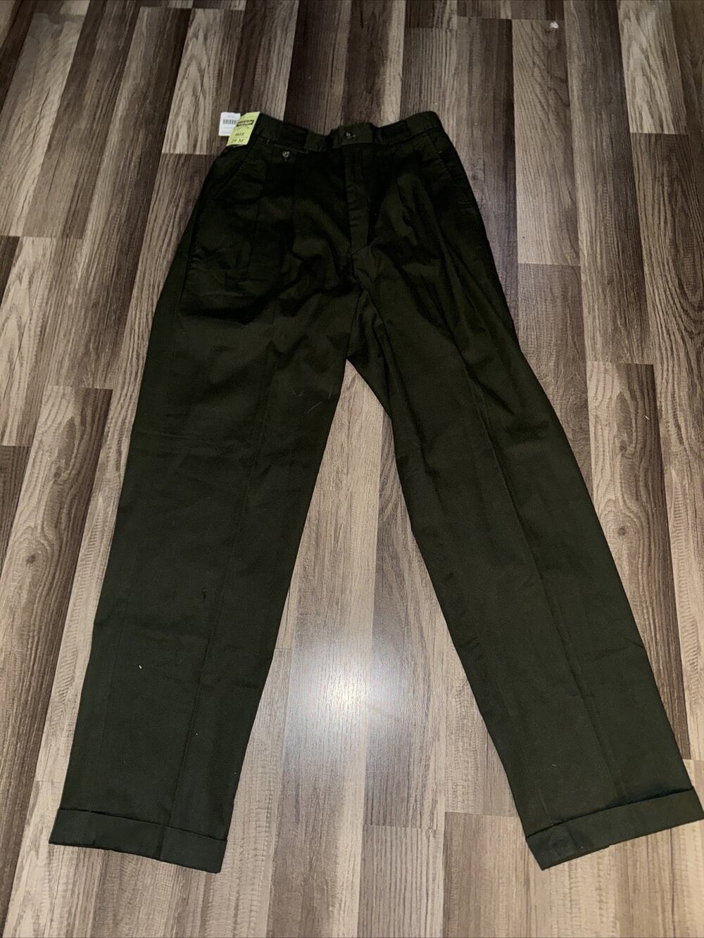 J.Riggings Hunting Horn Pants Green 27x33 BNWT Hand Measured Vintage
